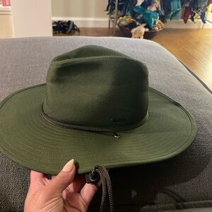 NWOT  Brixton Field X DWR Recycled Aussie Hat Green